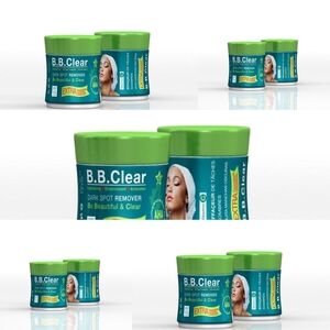 B.B.Clear Dark Spot Remover Cream - Green & Teal Jar 5 Pcs